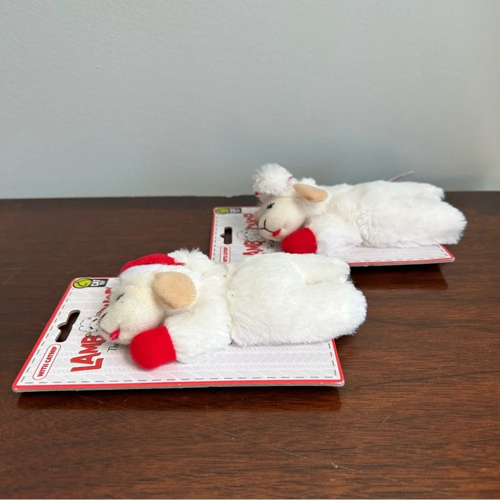 Lot of 2 Lambchop Plush Cat Toys NWT
